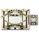 image 1 of Art Deco Golden Black Frame (Placemat & Coaster Set)