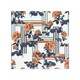 image 1 of Geometric Lines & Flowers Splash Back | White