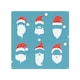 image 1 of Santa Hats Dining Splash Back | White