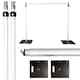 image 1 of Portable Pipe & Drape Frame, Backdrop Stand Set for Weddings - 3m x 3m