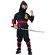 image 1 of Bristol Novelty Childrens/Kids Ninja Costume Set - Black/Yellow - 8-10 Years 8