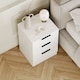 image 6 of Vida Designs Trega 3 Drawer Bedside Chest Bedroom Storage Unit, (H) 50cm x (W) 39cm x (D) 28cm, White