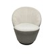 image 2 of Armchair DKD Home Decor White Black Golden 69 x 66 x 85 cm Black