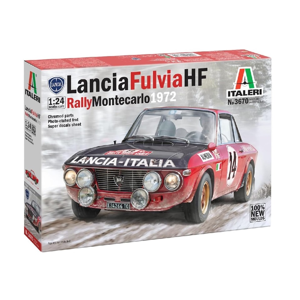 Italeri Lancia Fulvia HF Rally Montecarlo 1972 Model Kit