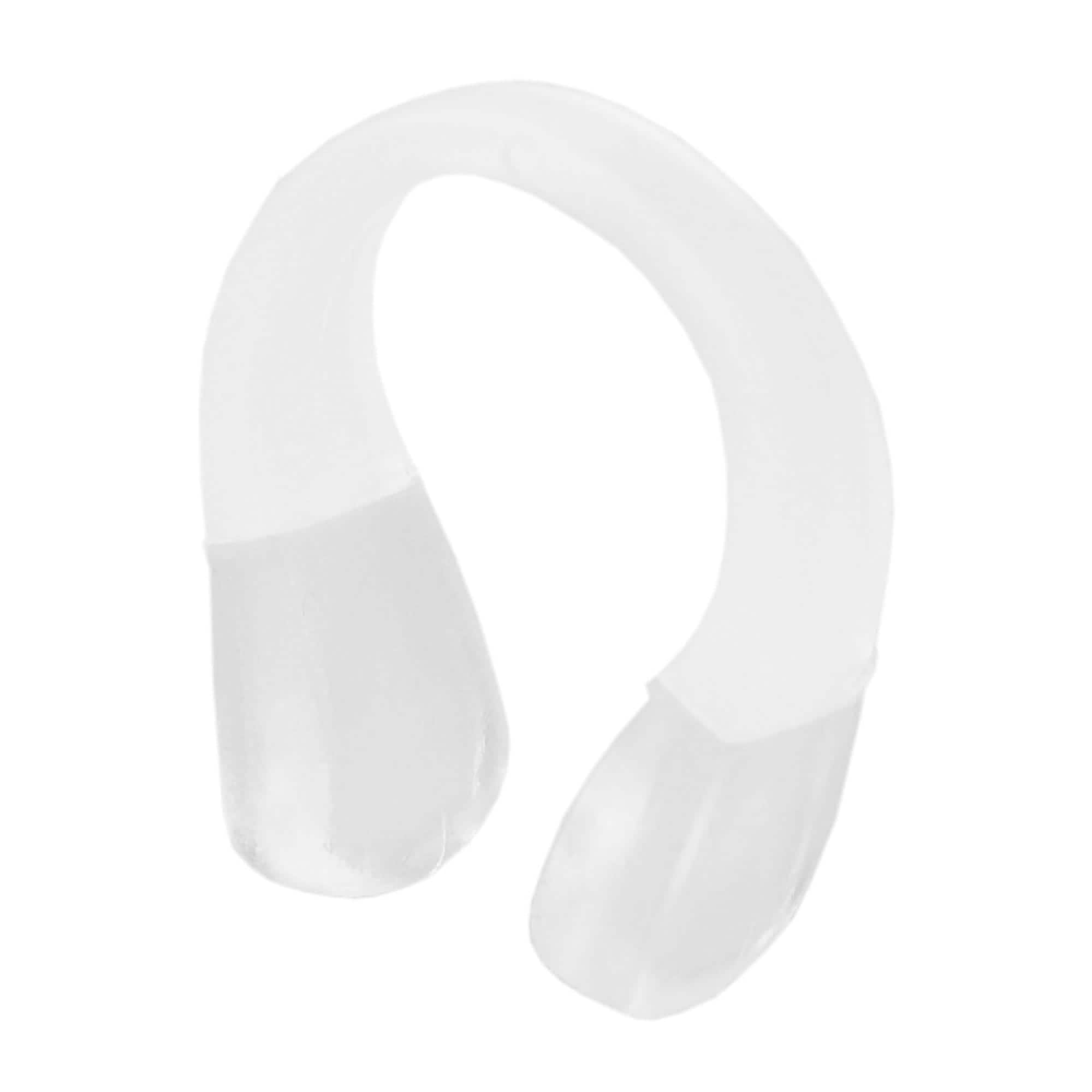 Unisex Adult Soft Silicone Swimming Nose Clip Lightweight Nose Clip with Case White White One Size 1