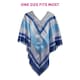 image 7 of 70s Pop Poncho – Retro Fancy Dress Costume N/A | One Size