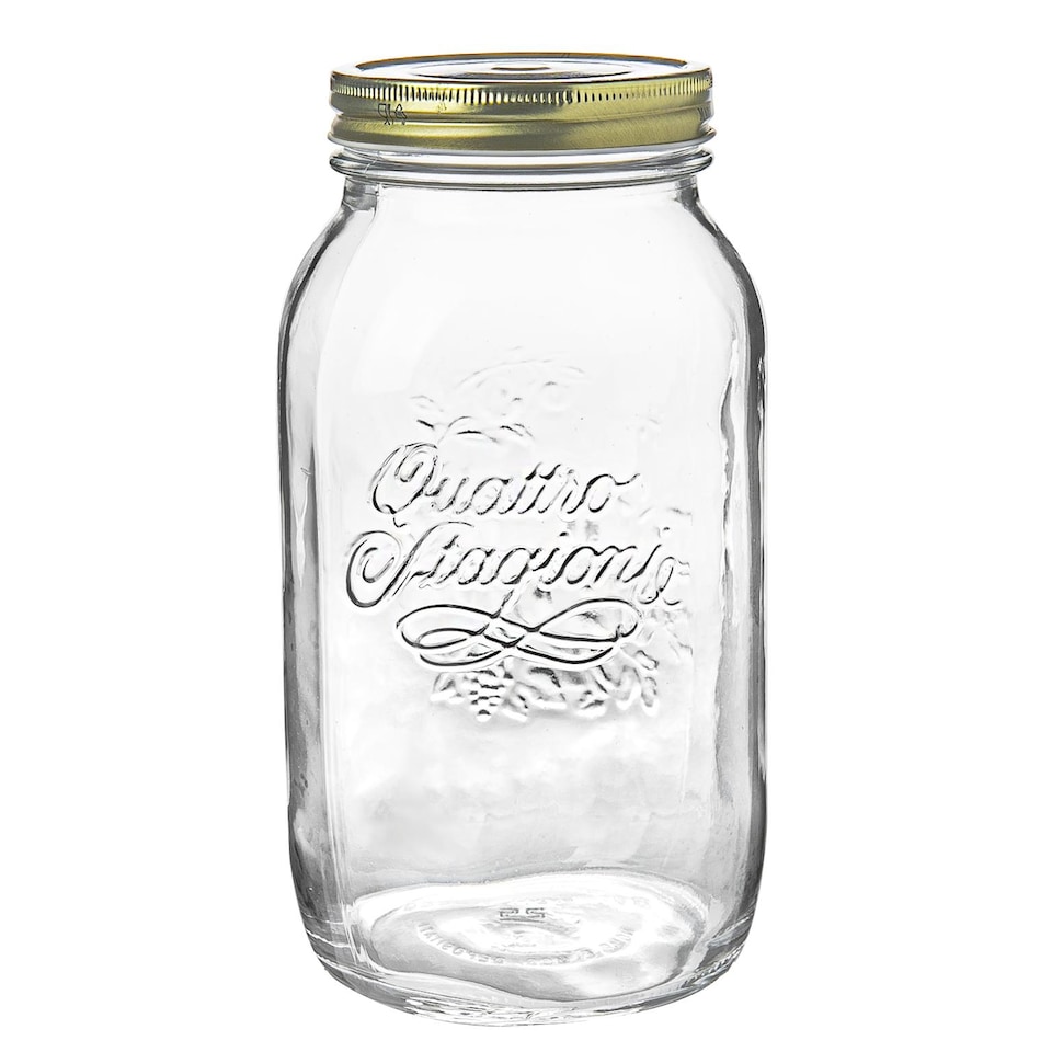 image 1 of Bormioli Rocco Quattro Stagioni Mason Jars - 1.5 Litre - Pack of 3