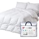 image 1 of Homescapes Duck Feather and Down All Season Duvet, Single | White | Single