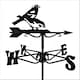 image 2 of Mini Chaffinches Weathervane - Quality wind vane - Steel - L38 x W38 x H46 cm - Black