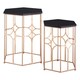 image 2 of Interiors by Premier Set Of Two Lexa Side Tables