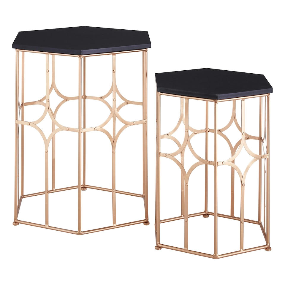 image 1 of Interiors by Premier Set Of Two Lexa Side Tables