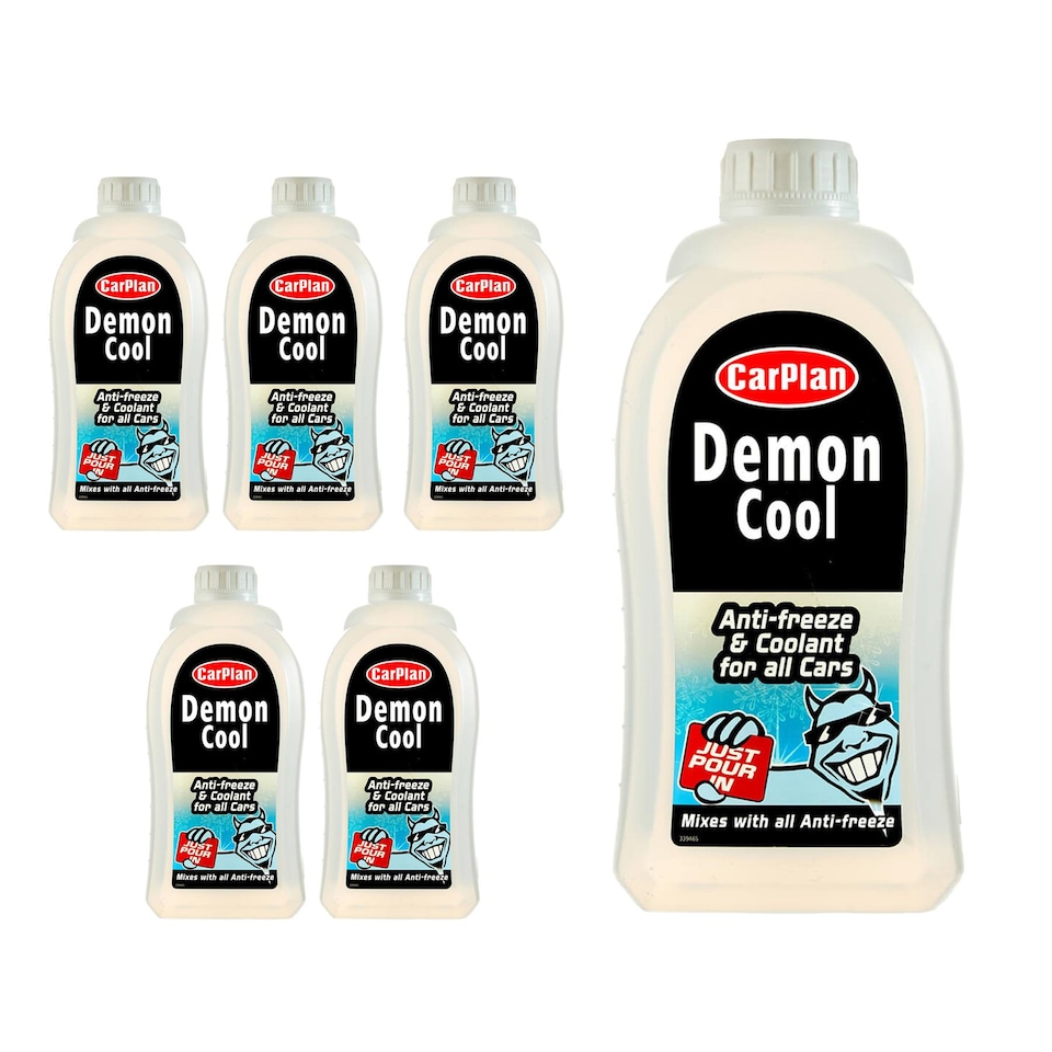 image 1 of CarPlan Winter Antifreeze & Summer Coolant Universal Top Up Demon Cool 6x 1L