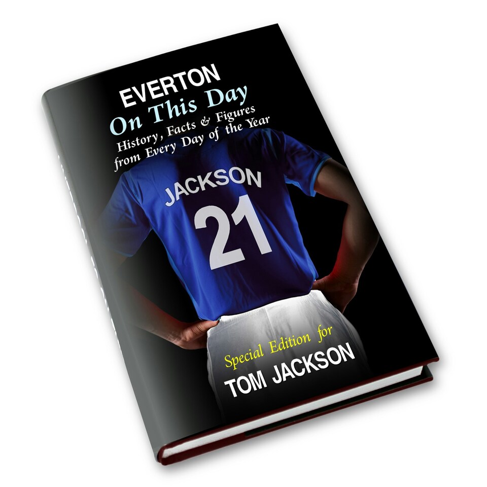 image 1 of Personalised Everton on this Day Book