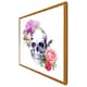 image 5 of Human skull with flowers (Picutre Frame) White | M