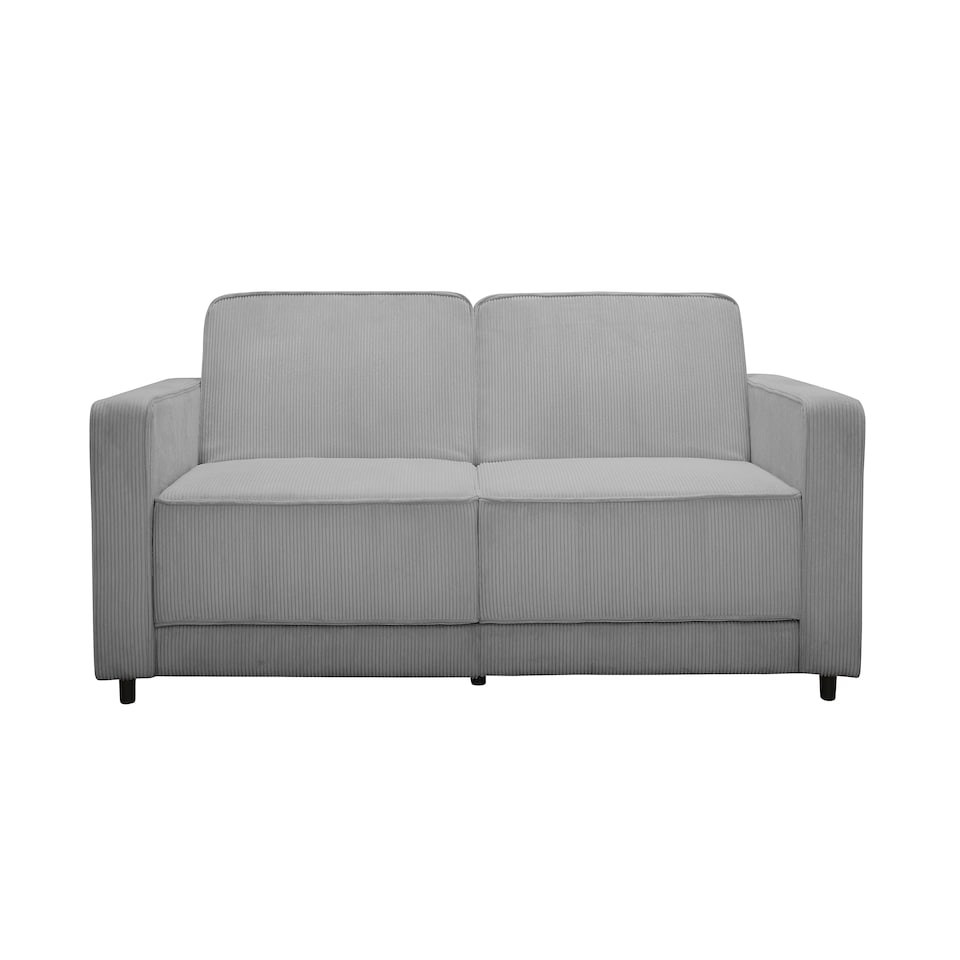 image 1 of Allie 3 Sofabed Grey Corduroy Grey | Grey