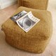 image 1 of rucomfy Indoor Bean Bag Ottoman - Weave Pouffe Footstool