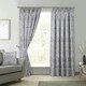 image 5 of Keswick Floral Pencil Pleat Curtains - Beige - 117cm x 229cm