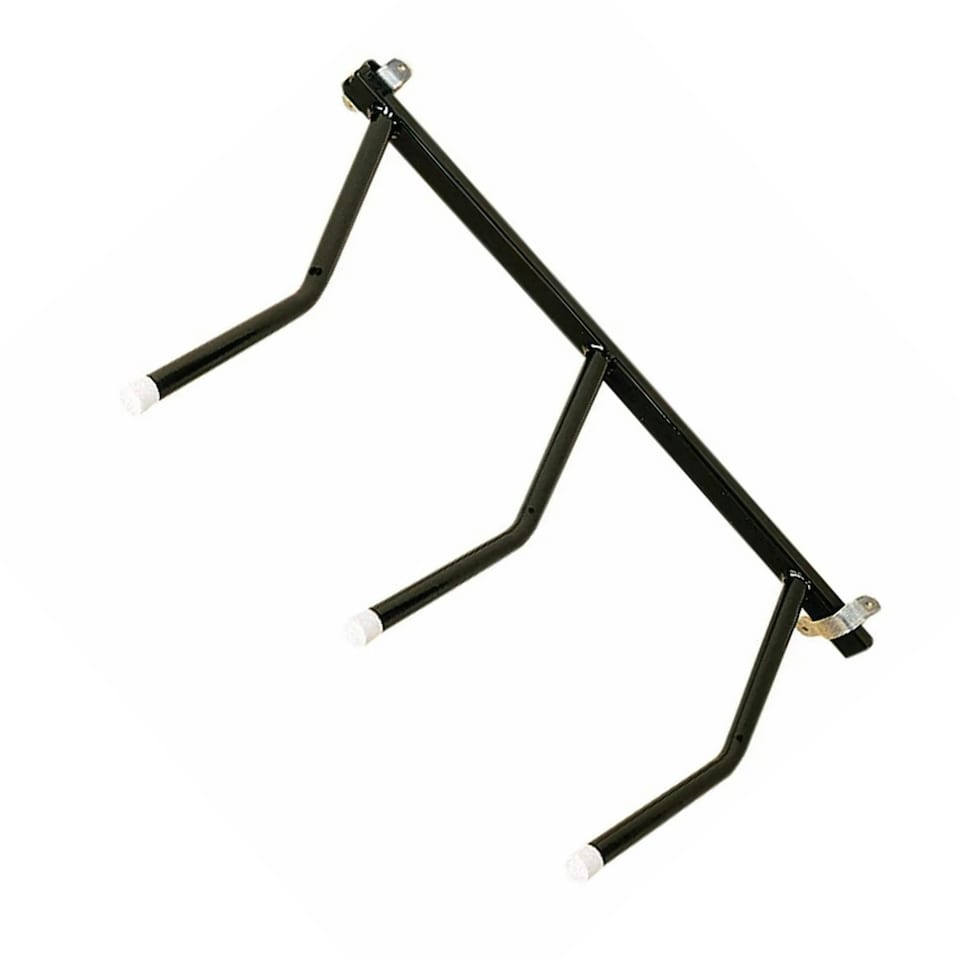 image 1 of Stubbs Removable 3 Poles Saddle Rack - Black - 77cm