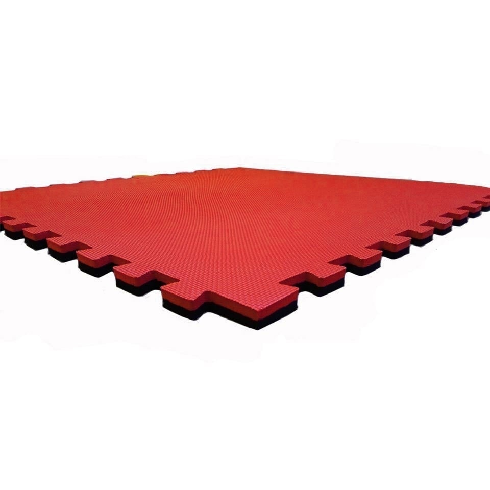 image 1 of Interlocking Floor Mat Extra Thick EVA Foam - 1m x 1m x 20mm - 4 SQM Red | Black