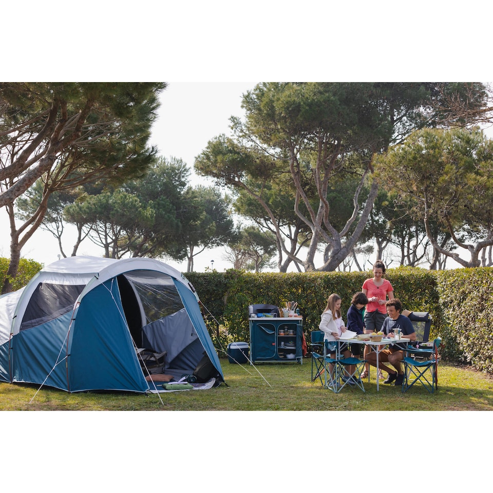 image 1 of Decathlon 4-person camping tent, Arpenaz 4.1, Fresh & Black