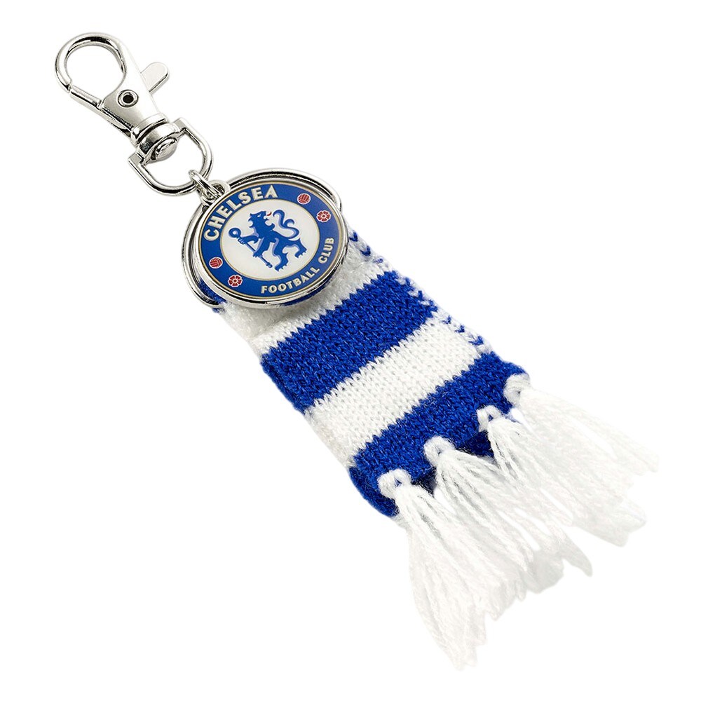 CHELSEA FC ステンレス水筒とカードケースとマフラーセット Chelsea FC Bar Scarf Bag Charm | Blue | Blue/White | 1 - Tesco