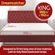 image 5 of Dreamcatcher Deluxe King Size Electric Blanket Fleece Heated Underblanket | White | White | One Size | 1