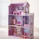image 4 of Teamson Kids Wooden Dreamland 3 Storey Doll House for 12" Dolls, Dollhouse