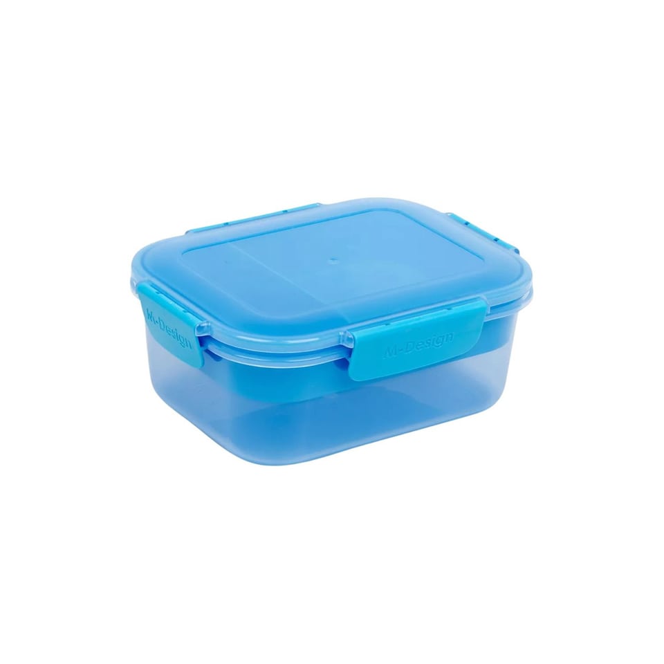 image 1 of 1.6L Airtight Plastic Lunch Boxes | Blue | 1