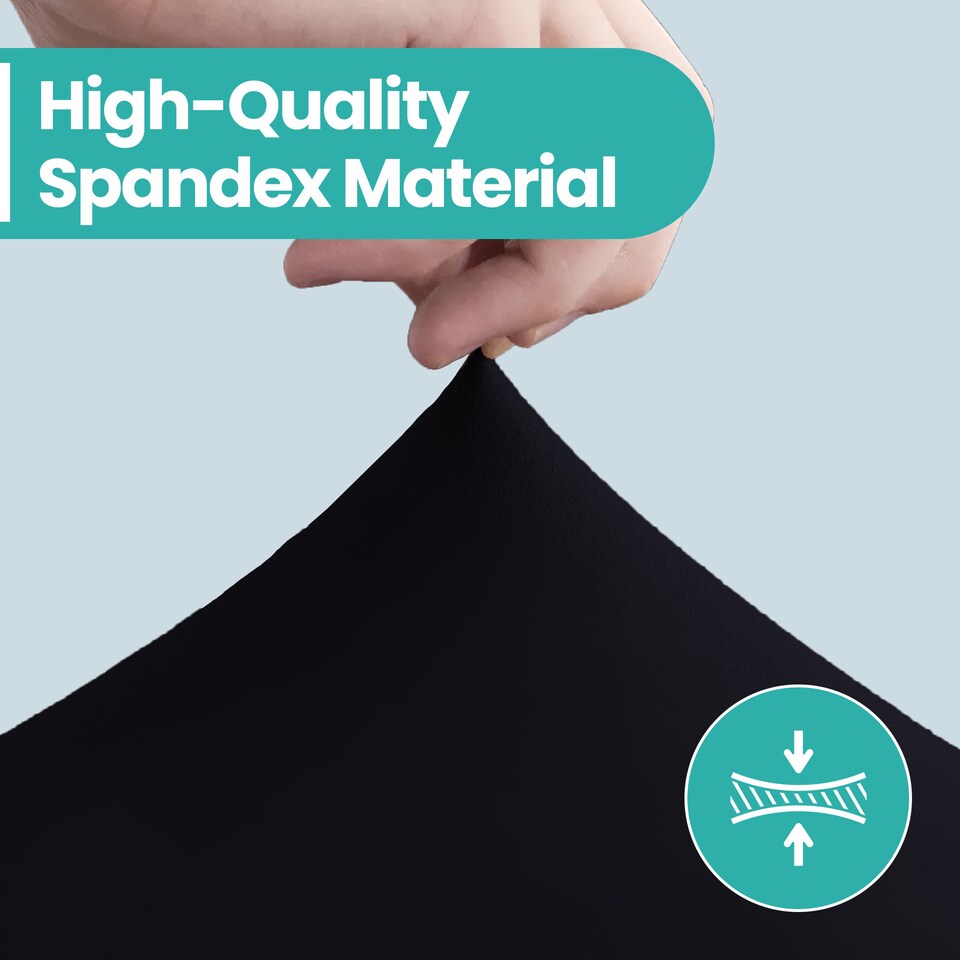 image 1 of High-Back Chair Covers Spandex Stretch, Chair Protective Slipcover