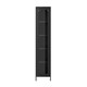 image 2 of Frank Storage Cabinet - Steel/Glass - L35 x W37 x H180.5 cm - Black - Flat Packed