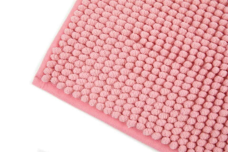 image 1 of Noodle Bath Mat Dusky Pink 45x75cm