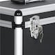 image 5 of Yaheetech Vinyl Storage Case with Lockable Latches Black Black