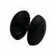 image 1 of Plastica Black Press Fix Connectors pack of 100