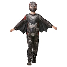 How To Train Your Dragon Childrens/Kids Deluxe Hiccup Battlesuit Bodysuit - Grey - 5-6 Years 5