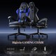 image 5 of Rattantree Ergonomic Gaming Chair Massage Lumbar Footrest Leather Swivel 150 Kg Capacity