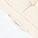 image 6 of Homescapes Cream Cotton Armchair Booster Cushion Cream