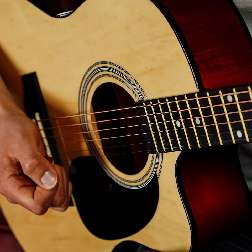 image 1 of 3rd Avenue Full Size Cutaway Acoustic Guitar Pack | Blue