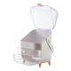 image 3 of Living and Home Large Dustproof Makeup Organizer with Drawers | Clear