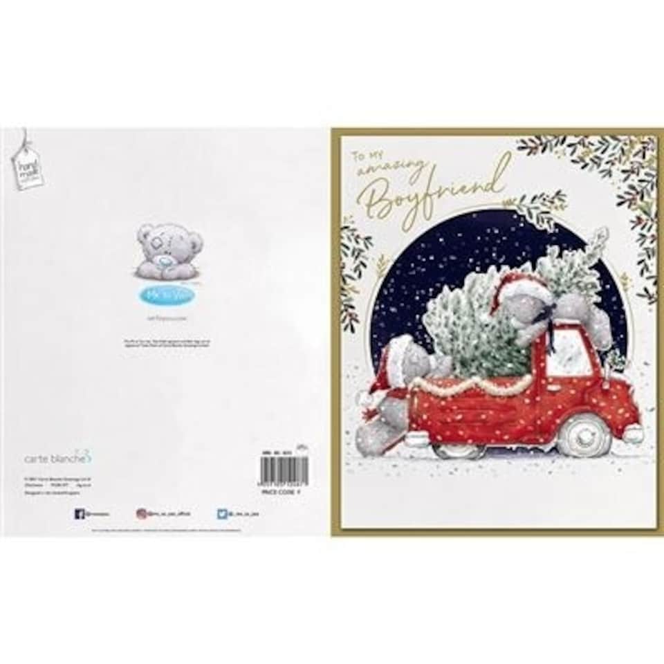 image 1 of Bears And Red Truck Boyfriend Boxed Christmas Card