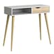 image 1 of Oslo Console Table 1 Drawer 1 Shelf in White and Oak