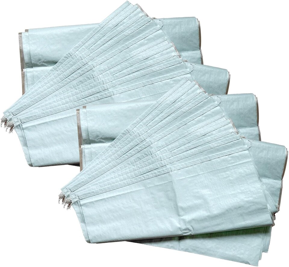 image 1 of S&d, Rubble bag Sacks waste bag sand bag garden waste bags heavy duty (20 Bags Large (50x75cm))