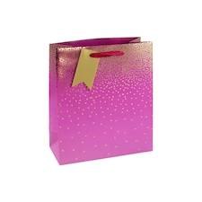 Pink Ombre Medium Gift Bag | Pink | 1