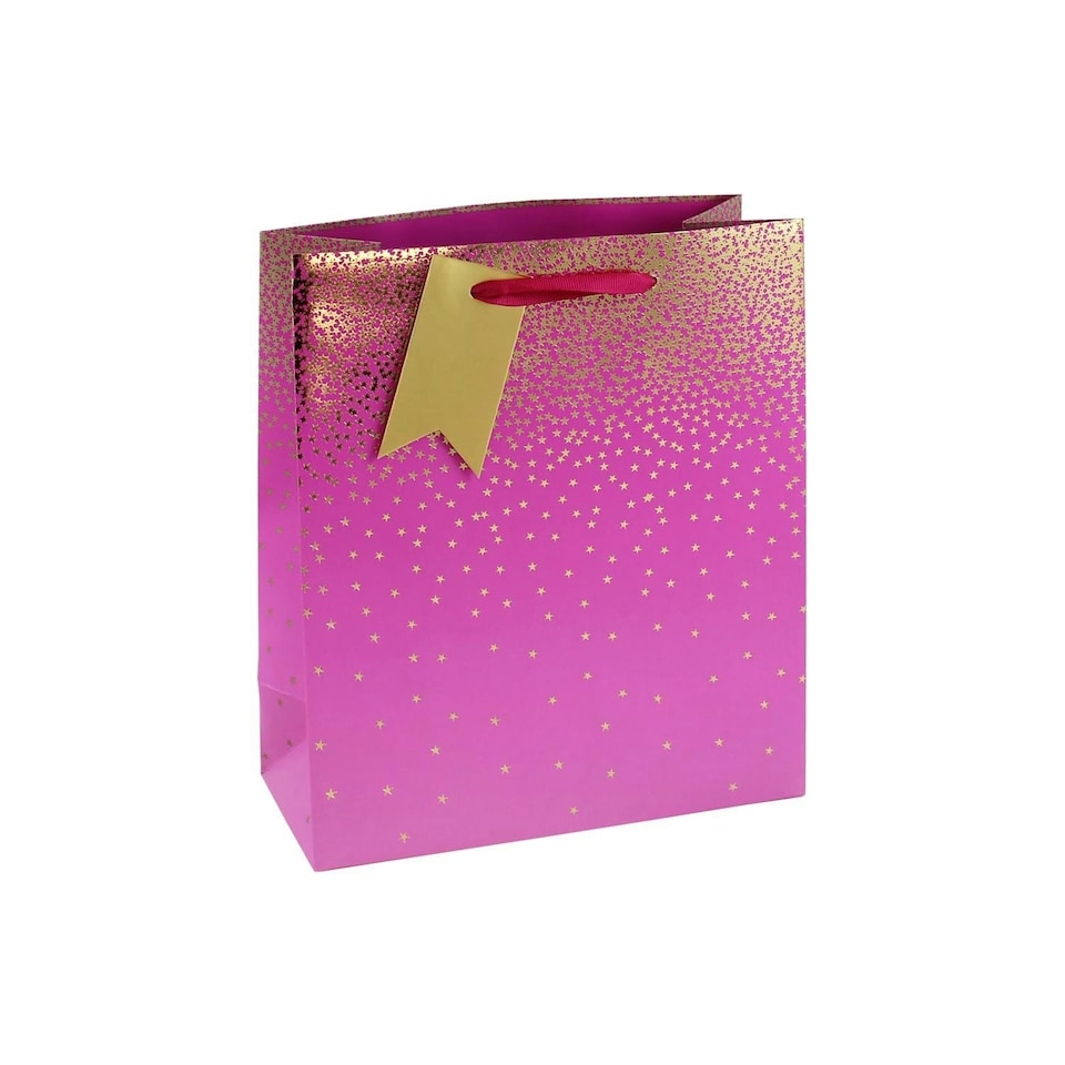 Pink Ombre Medium Gift Bag | Pink | 1