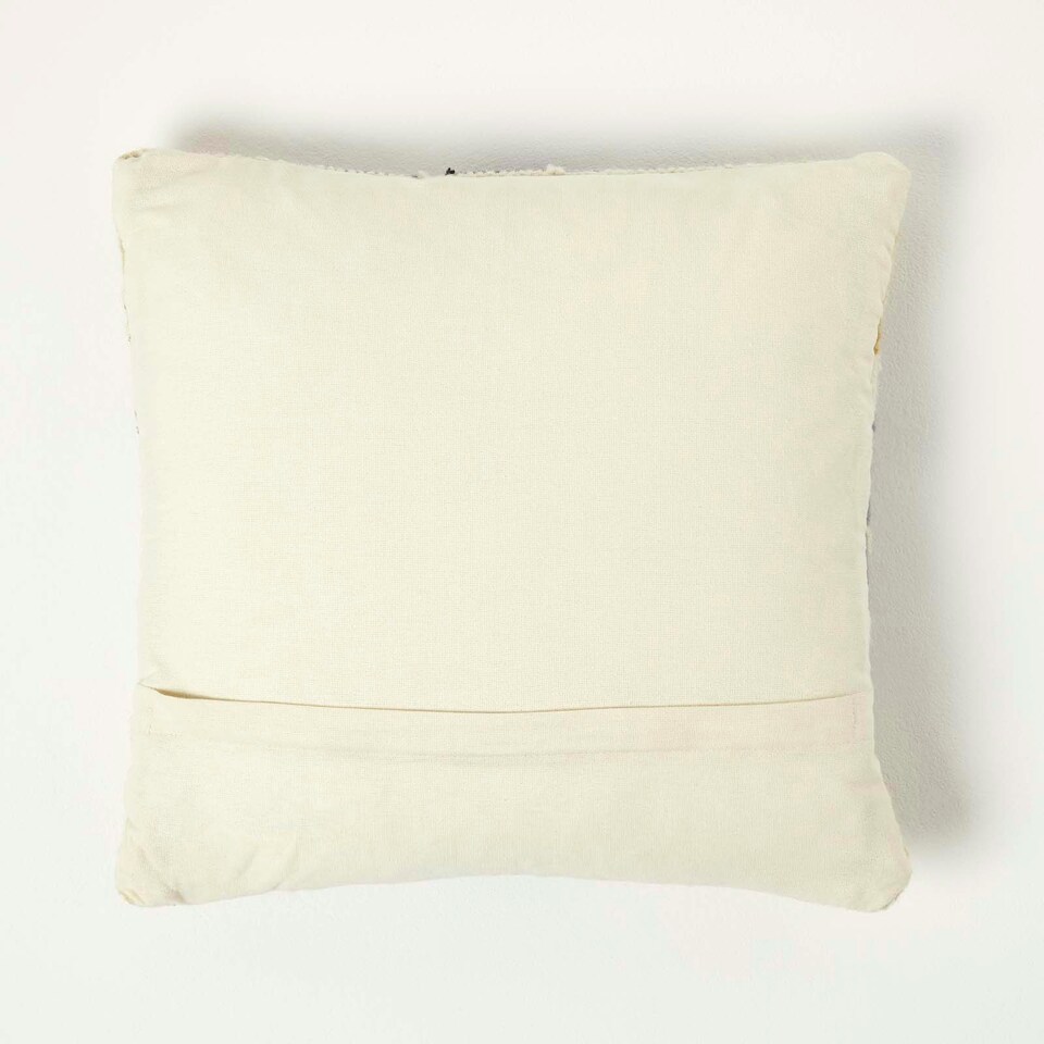 image 1 of Homescapes Agra Handwoven Kilim Cushion with Feather Filling - 45 x 45 cm Multi