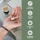 image 4 of LEVEL Wellbeing Lava Bead Aromatherapy Bracelet with Centre Essential Oil