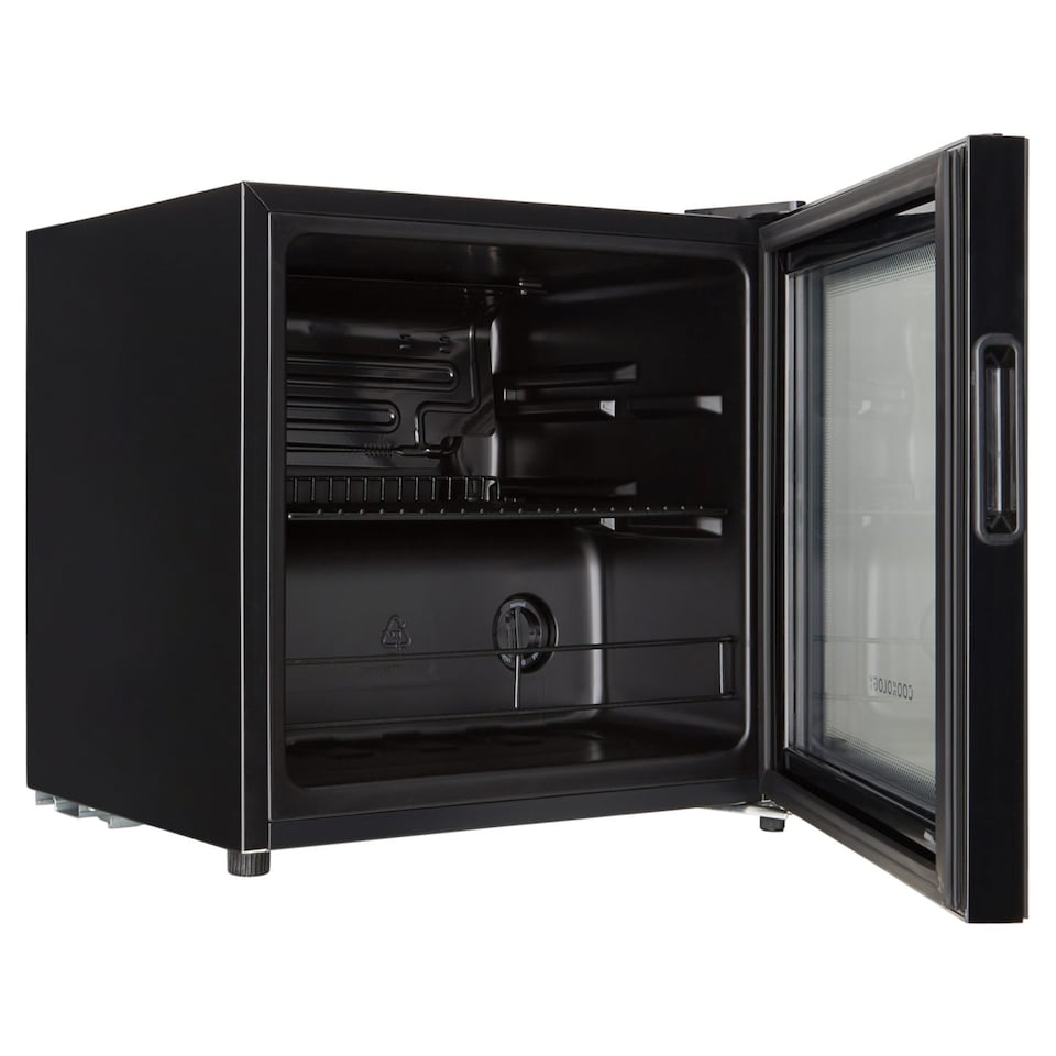 image 1 of Cookology BC46BK Tabletop Drinks Cooler, Black, 43L, 40 Can Capacity, Removable Shelves, Adjustable Temp