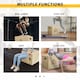 image 6 of HOMCOM 3-in-1 Wooden Plyo Box for Home Gym, Workout Training, Natural