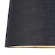 image 7 of Set of 2 Tripod - Chrome Lamps with Black & Gold Fabric Shade Chrome | Black
