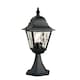 image 1 of Norfolk 1 Light Outdoor Pedestal Lantern Black IP43, E27
