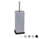 image 1 of Harbour Housewares Square Toilet Brush - Matt Grey Grey